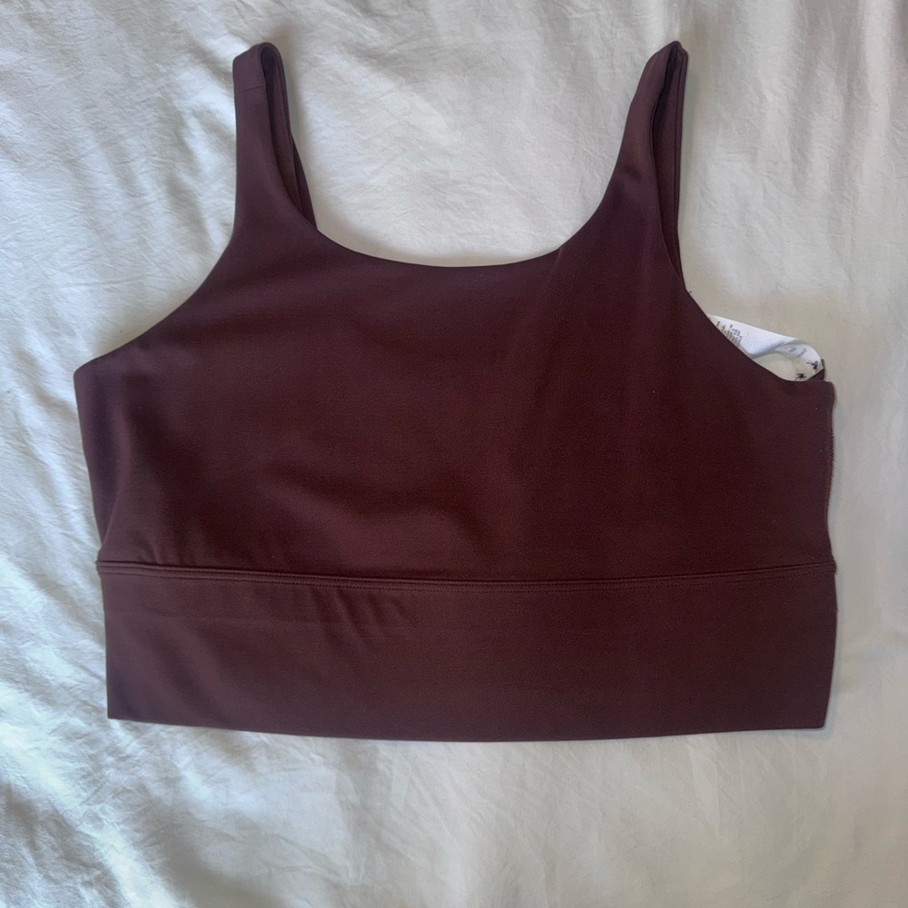 Nike Women's Crop Top - Dark Brown